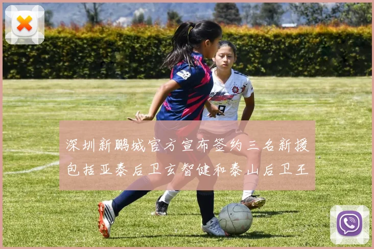 深圳新鹏城官方宣布签约三名新援包括亚泰后卫玄智健和泰山后卫王昱衡